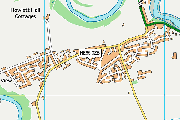 NE65 0ZB map - OS VectorMap District (Ordnance Survey) NE65 0ZB map - OS VectorMap District (Ordnance Survey)