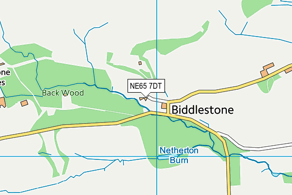 NE65 7DT map - OS VectorMap District (Ordnance Survey) NE65 7DT map - OS VectorMap District (Ordnance Survey)