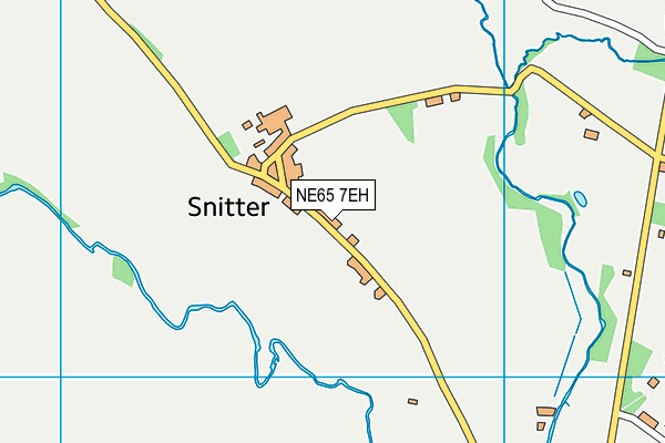 NE65 7EH map - OS VectorMap District (Ordnance Survey) NE65 7EH map - OS VectorMap District (Ordnance Survey)