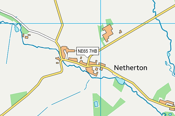 NE65 7HB map - OS VectorMap District (Ordnance Survey) NE65 7HB map - OS VectorMap District (Ordnance Survey)