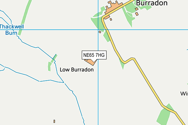 NE65 7HG map - OS VectorMap District (Ordnance Survey) NE65 7HG map - OS VectorMap District (Ordnance Survey)