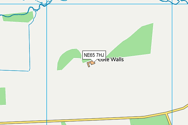 NE65 7HJ map - OS VectorMap District (Ordnance Survey) NE65 7HJ map - OS VectorMap District (Ordnance Survey)