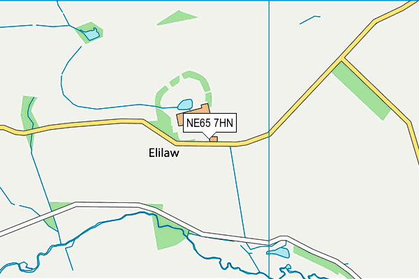 NE65 7HN map - OS VectorMap District (Ordnance Survey) NE65 7HN map - OS VectorMap District (Ordnance Survey)