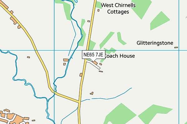 NE65 7JE map - OS VectorMap District (Ordnance Survey) NE65 7JE map - OS VectorMap District (Ordnance Survey)