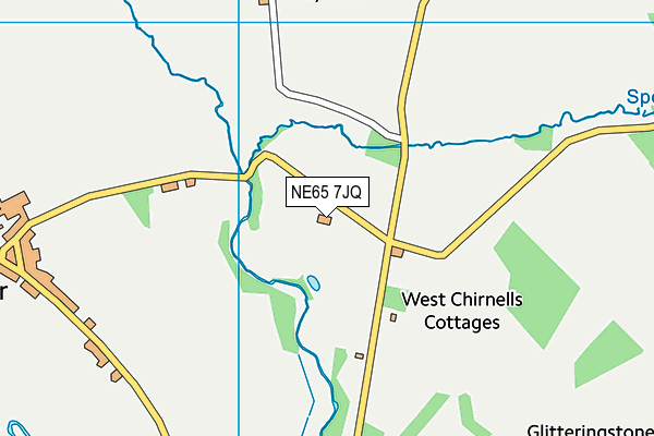 NE65 7JQ map - OS VectorMap District (Ordnance Survey) NE65 7JQ map - OS VectorMap District (Ordnance Survey)
