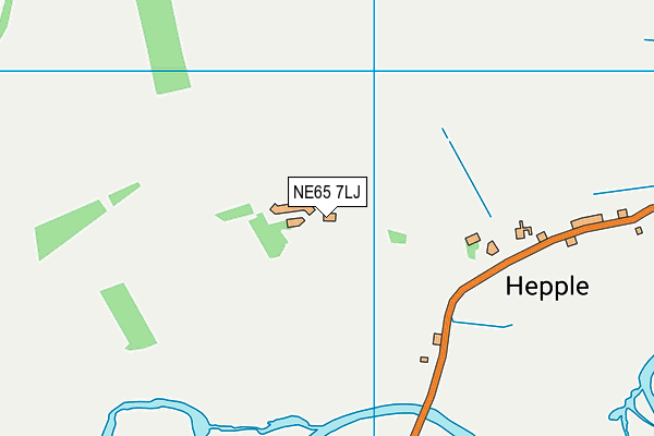 NE65 7LJ map - OS VectorMap District (Ordnance Survey) NE65 7LJ map - OS VectorMap District (Ordnance Survey)