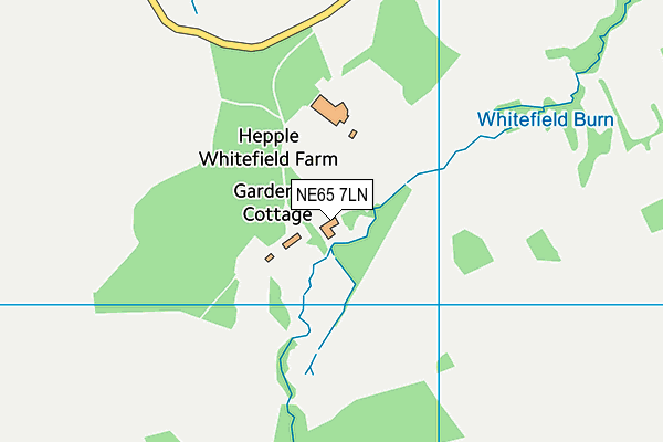 NE65 7LN map - OS VectorMap District (Ordnance Survey) NE65 7LN map - OS VectorMap District (Ordnance Survey)