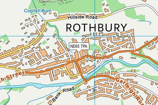 NE65 7PA map - OS VectorMap District (Ordnance Survey) NE65 7PA map - OS VectorMap District (Ordnance Survey)