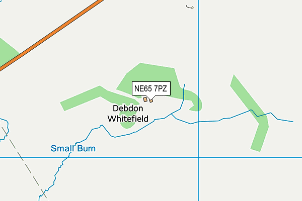 NE65 7PZ map - OS VectorMap District (Ordnance Survey) NE65 7PZ map - OS VectorMap District (Ordnance Survey)