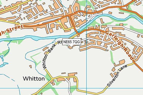NE65 7QG map - OS VectorMap District (Ordnance Survey) NE65 7QG map - OS VectorMap District (Ordnance Survey)
