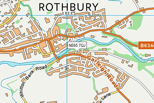 NE65 7QJ map - OS VectorMap District (Ordnance Survey) NE65 7QJ map - OS VectorMap District (Ordnance Survey)