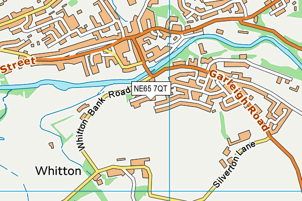 NE65 7QT map - OS VectorMap District (Ordnance Survey) NE65 7QT map - OS VectorMap District (Ordnance Survey)