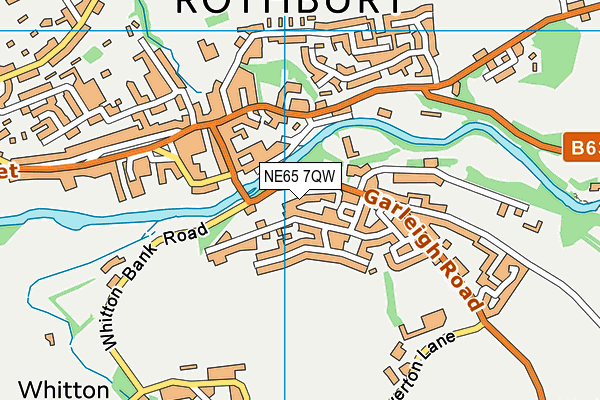 NE65 7QW map - OS VectorMap District (Ordnance Survey) NE65 7QW map - OS VectorMap District (Ordnance Survey)