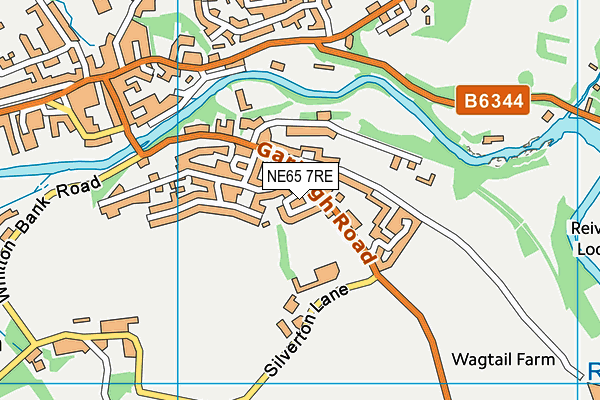 NE65 7RE map - OS VectorMap District (Ordnance Survey) NE65 7RE map - OS VectorMap District (Ordnance Survey)
