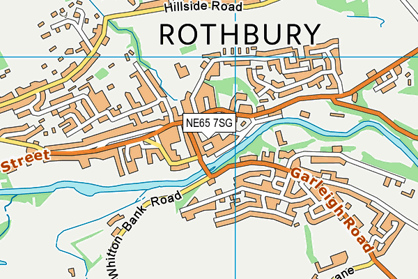 NE65 7SG map - OS VectorMap District (Ordnance Survey) NE65 7SG map - OS VectorMap District (Ordnance Survey)