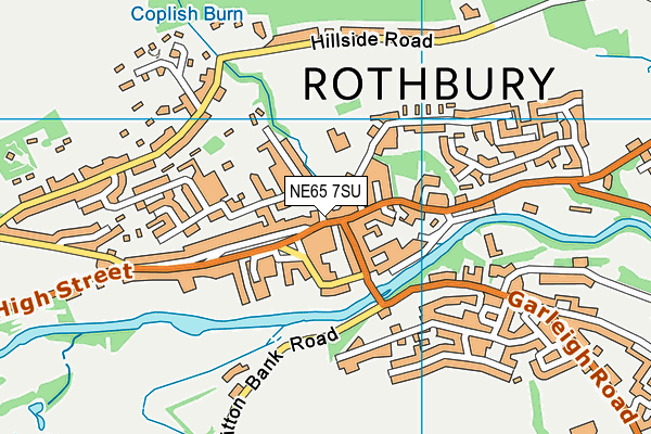 NE65 7SU map - OS VectorMap District (Ordnance Survey) NE65 7SU map - OS VectorMap District (Ordnance Survey)