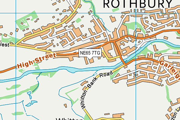 NE65 7TG map - OS VectorMap District (Ordnance Survey) NE65 7TG map - OS VectorMap District (Ordnance Survey)