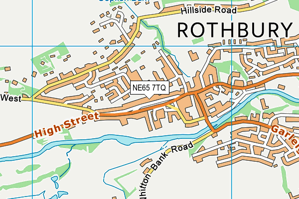 NE65 7TQ map - OS VectorMap District (Ordnance Survey) NE65 7TQ map - OS VectorMap District (Ordnance Survey)