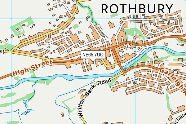 NE65 7UQ map - OS VectorMap District (Ordnance Survey) NE65 7UQ map - OS VectorMap District (Ordnance Survey)