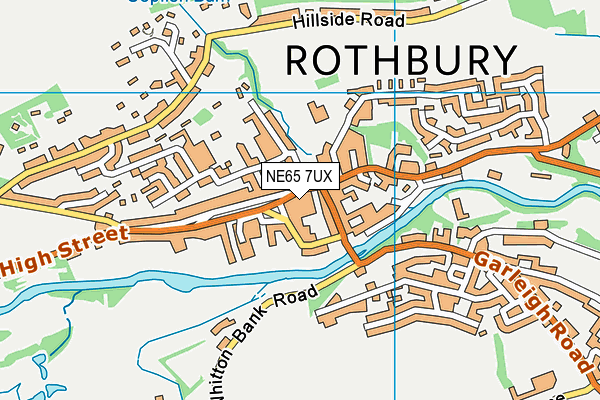 NE65 7UX map - OS VectorMap District (Ordnance Survey) NE65 7UX map - OS VectorMap District (Ordnance Survey)