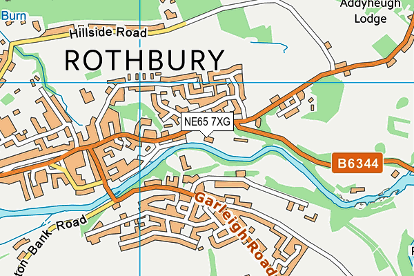 NE65 7XG map - OS VectorMap District (Ordnance Survey) NE65 7XG map - OS VectorMap District (Ordnance Survey)