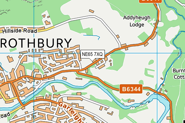 NE65 7XQ map - OS VectorMap District (Ordnance Survey) NE65 7XQ map - OS VectorMap District (Ordnance Survey)