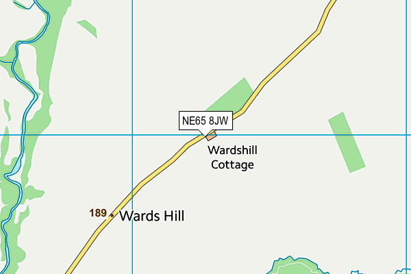 NE65 8JW map - OS VectorMap District (Ordnance Survey) NE65 8JW map - OS VectorMap District (Ordnance Survey)