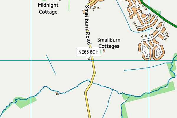 NE65 8QH map - OS VectorMap District (Ordnance Survey) NE65 8QH map - OS VectorMap District (Ordnance Survey)