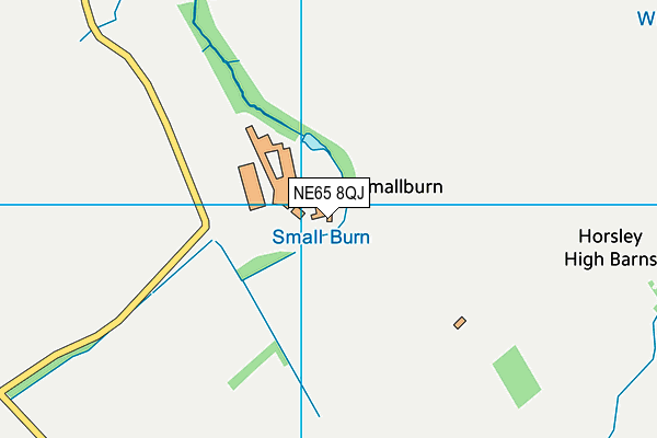 NE65 8QJ map - OS VectorMap District (Ordnance Survey) NE65 8QJ map - OS VectorMap District (Ordnance Survey)