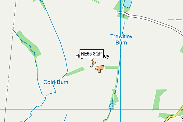 NE65 8QP map - OS VectorMap District (Ordnance Survey) NE65 8QP map - OS VectorMap District (Ordnance Survey)