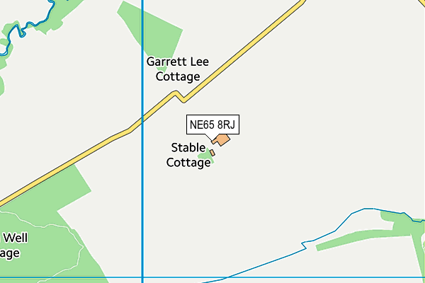 NE65 8RJ map - OS VectorMap District (Ordnance Survey) NE65 8RJ map - OS VectorMap District (Ordnance Survey)