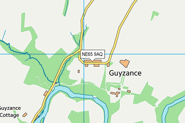 NE65 9AQ map - OS VectorMap District (Ordnance Survey) NE65 9AQ map - OS VectorMap District (Ordnance Survey)