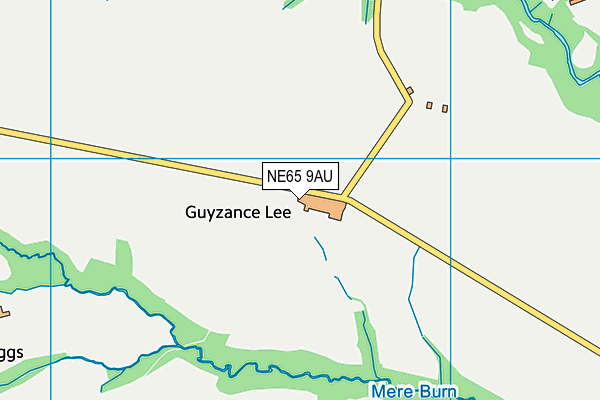NE65 9AU map - OS VectorMap District (Ordnance Survey) NE65 9AU map - OS VectorMap District (Ordnance Survey)