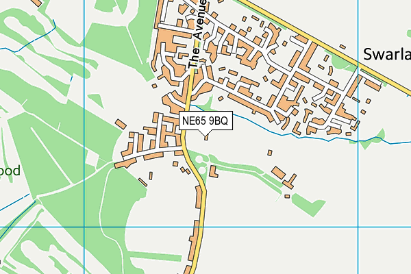 NE65 9BQ map - OS VectorMap District (Ordnance Survey) NE65 9BQ map - OS VectorMap District (Ordnance Survey)
