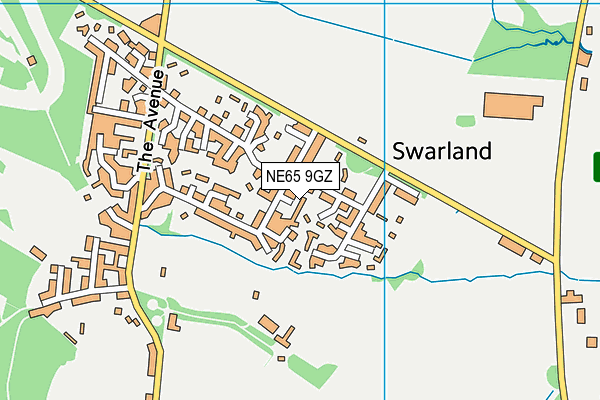 NE65 9GZ map - OS VectorMap District (Ordnance Survey) NE65 9GZ map - OS VectorMap District (Ordnance Survey)