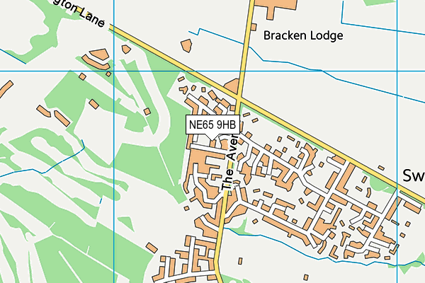 NE65 9HB map - OS VectorMap District (Ordnance Survey) NE65 9HB map - OS VectorMap District (Ordnance Survey)