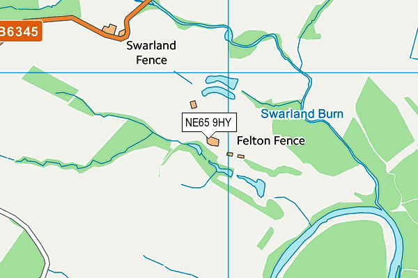 NE65 9HY map - OS VectorMap District (Ordnance Survey) NE65 9HY map - OS VectorMap District (Ordnance Survey)