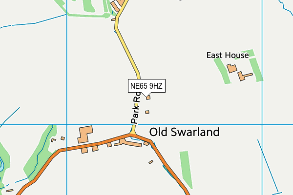 NE65 9HZ map - OS VectorMap District (Ordnance Survey) NE65 9HZ map - OS VectorMap District (Ordnance Survey)