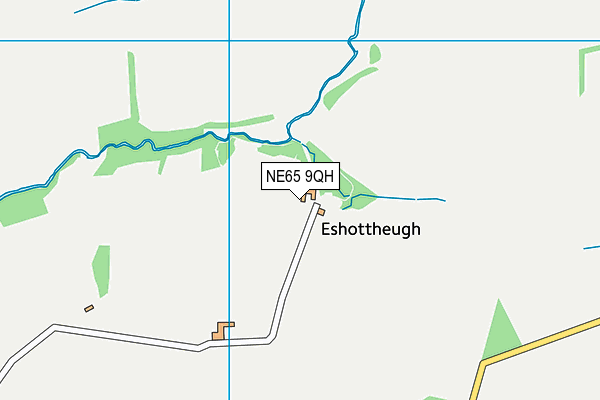 NE65 9QH map - OS VectorMap District (Ordnance Survey) NE65 9QH map - OS VectorMap District (Ordnance Survey)