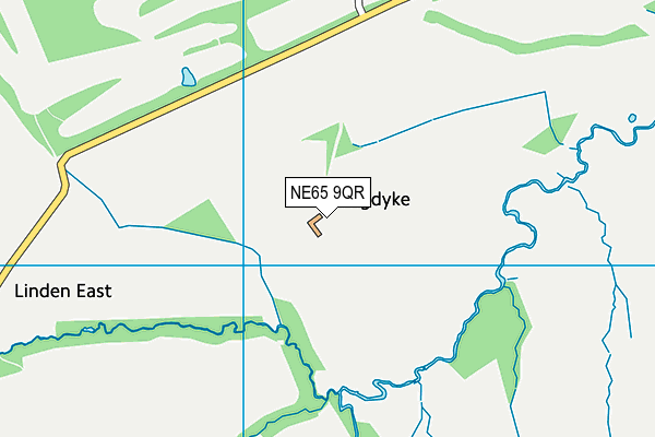 NE65 9QR map - OS VectorMap District (Ordnance Survey) NE65 9QR map - OS VectorMap District (Ordnance Survey)