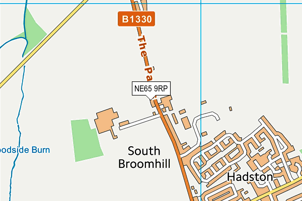 NE65 9RP map - OS VectorMap District (Ordnance Survey) NE65 9RP map - OS VectorMap District (Ordnance Survey)
