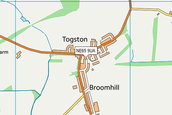 NE65 9UA map - OS VectorMap District (Ordnance Survey) NE65 9UA map - OS VectorMap District (Ordnance Survey)