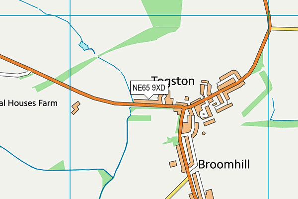 NE65 9XD map - OS VectorMap District (Ordnance Survey) NE65 9XD map - OS VectorMap District (Ordnance Survey)