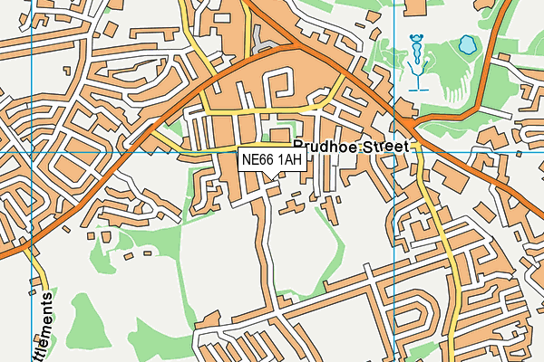 NE66 1AH map - OS VectorMap District (Ordnance Survey) NE66 1AH map - OS VectorMap District (Ordnance Survey)