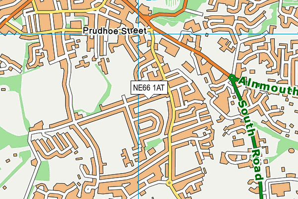 NE66 1AT map - OS VectorMap District (Ordnance Survey) NE66 1AT map - OS VectorMap District (Ordnance Survey)