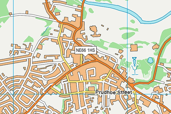NE66 1HS map - OS VectorMap District (Ordnance Survey) NE66 1HS map - OS VectorMap District (Ordnance Survey)