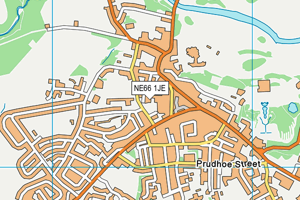 NE66 1JE map - OS VectorMap District (Ordnance Survey) NE66 1JE map - OS VectorMap District (Ordnance Survey)