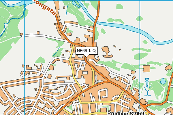 NE66 1JQ map - OS VectorMap District (Ordnance Survey) NE66 1JQ map - OS VectorMap District (Ordnance Survey)