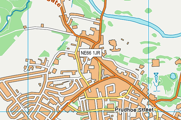 NE66 1JR map - OS VectorMap District (Ordnance Survey) NE66 1JR map - OS VectorMap District (Ordnance Survey)
