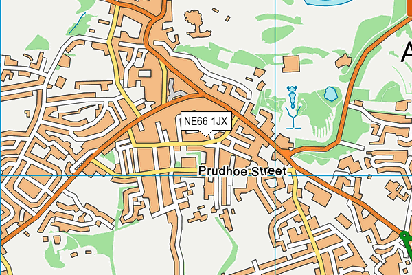 NE66 1JX map - OS VectorMap District (Ordnance Survey) NE66 1JX map - OS VectorMap District (Ordnance Survey)